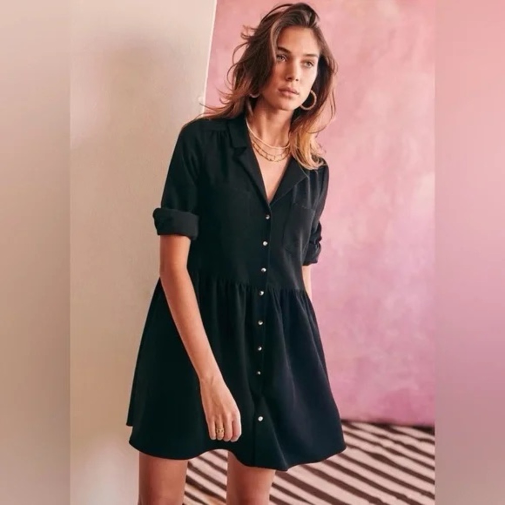 Sézane Aurora Dress Black